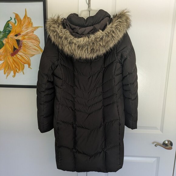 Lands' End Jackets & Blazers - Lands End women's brown down coat